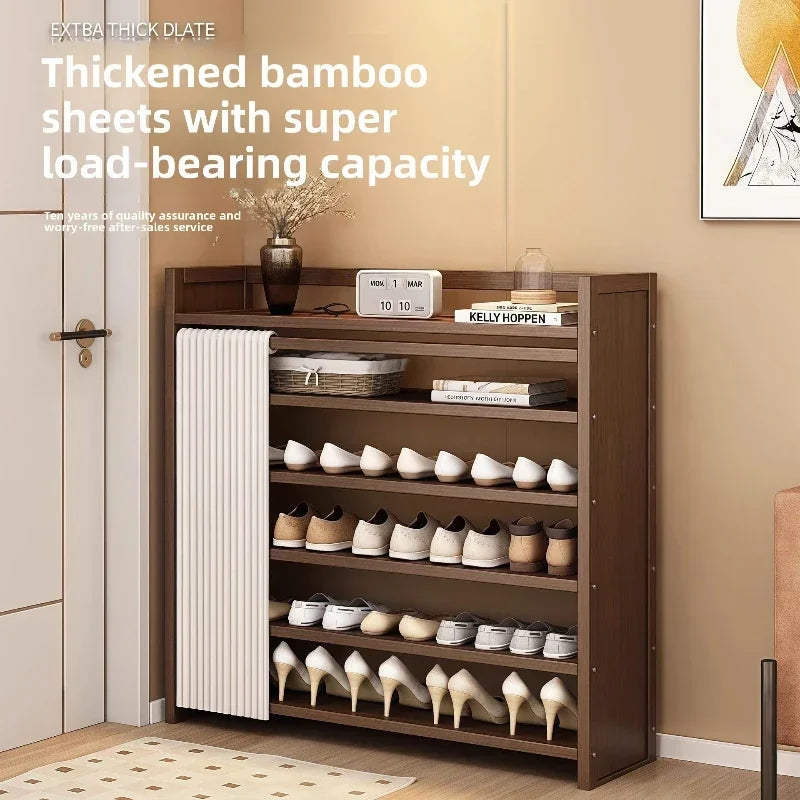 Multi-functional Folding shoe rack installation-free integrated dustproof large-capacity storage shoe rack Oasis Select