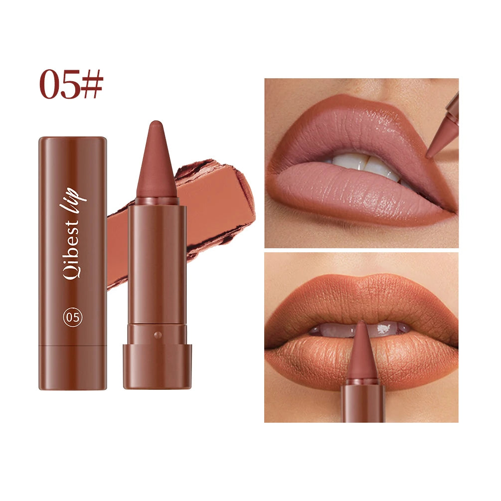 QiBest Matte Lip Liner – Waterproof, Long-Lasting Gradient