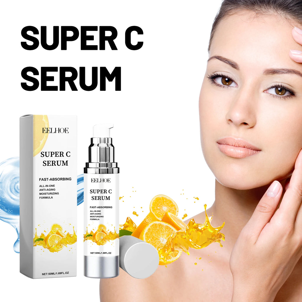 EELHOE Vitamin C Essence Liquid Whitening Moisturizing Soft Delicate Skin Essence Gentle Fomula Suitable for All Skin Types Oasis Select