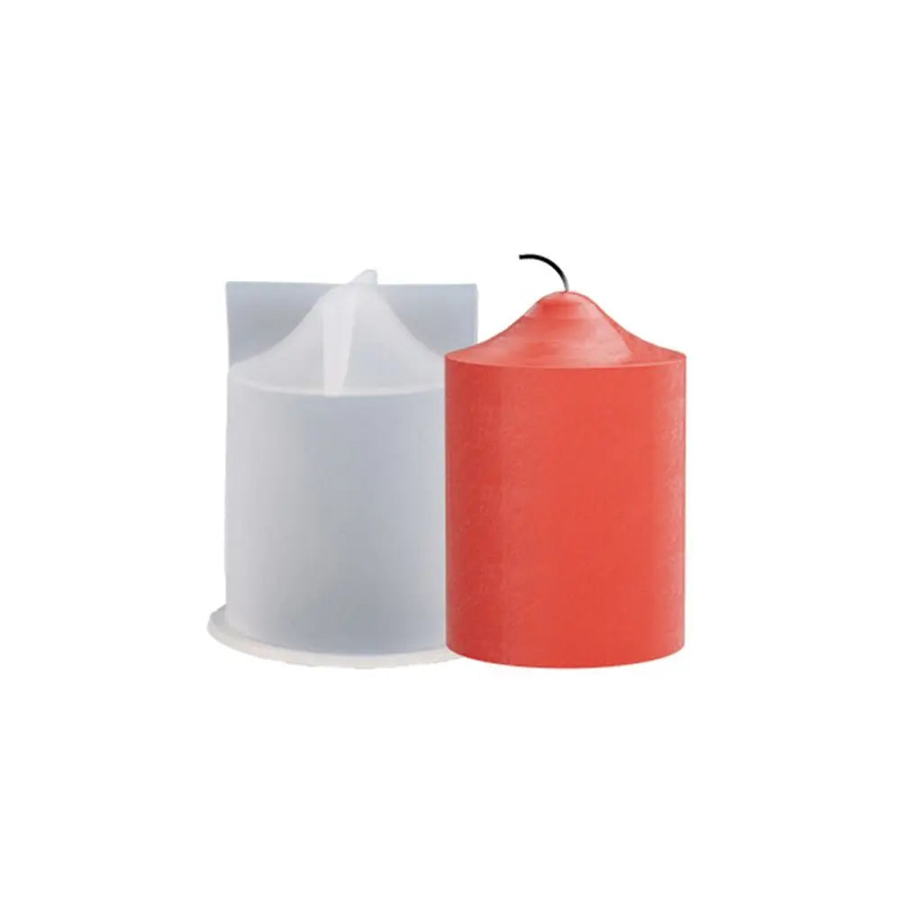Cylinder Silicone Candle Mold – DIY Wax, Resin & Soap Craft