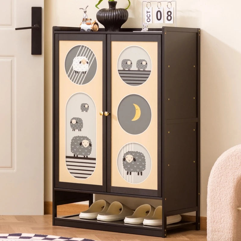 Shoe rack, multi-layer indoor integration at the entrance of the household, against the wall to enter the door to store Oasis Select