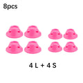 8/16 PCS Heatless Curls Overnight Mushroom-Shaped Hair Curlers Overnight Curlers for Sleep No-Damage DIY Wave Curl Set Oasis Select Combo-8pcs 4L 4S