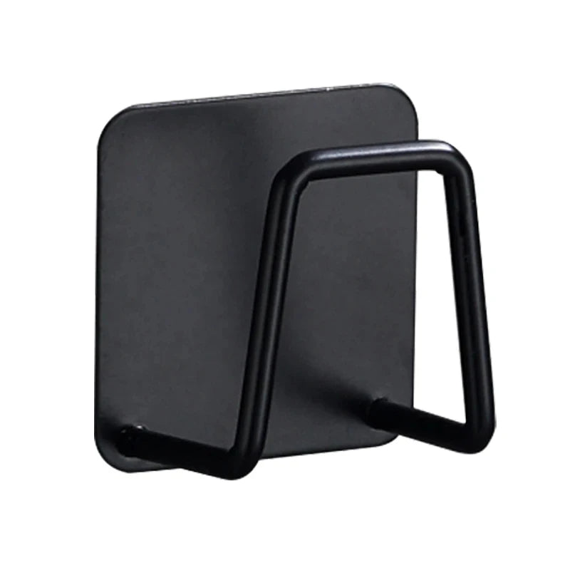 2PC Stainless Steel Sink Sponge Rack with Steel Wire Ball Kitchen Sponge Holder for Draining And Cleaning the Inner Wall Oasis Select Black 1PCS
