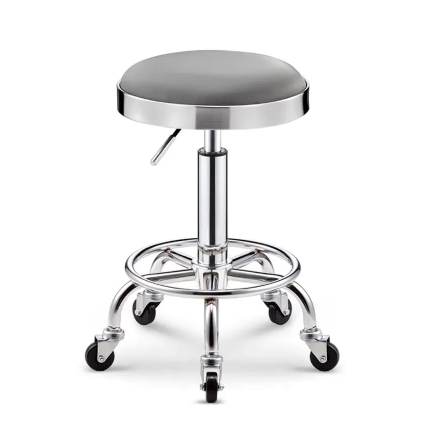 Stainless steel beauty stool pulley stool lifting large work stool hair and nail stool hair cutting chair swivel chair Oasis Select 7