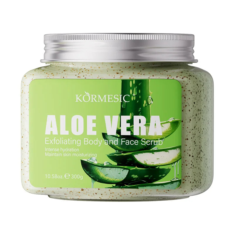 Avocado Face & Body Scrub Cream – Exfoliating Moisturizer Exfoliating Scrub Cream Oasis Select Aloe Vera