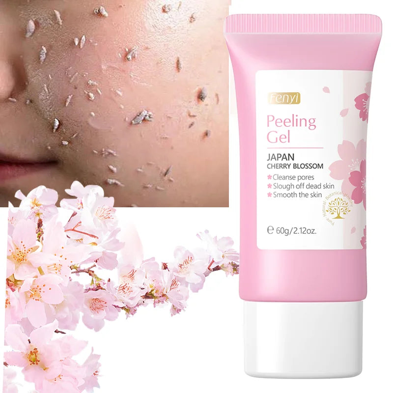 FENYI Sakura Cherry Blossom Exfoliating Peeling Gel 60g Facial Exfoliating Gel Oasis Select