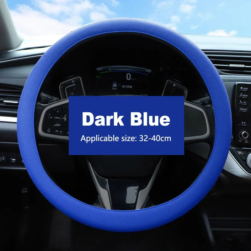 Silicone Steering Wheel Cover | Non-Slip Universal 32–40cm