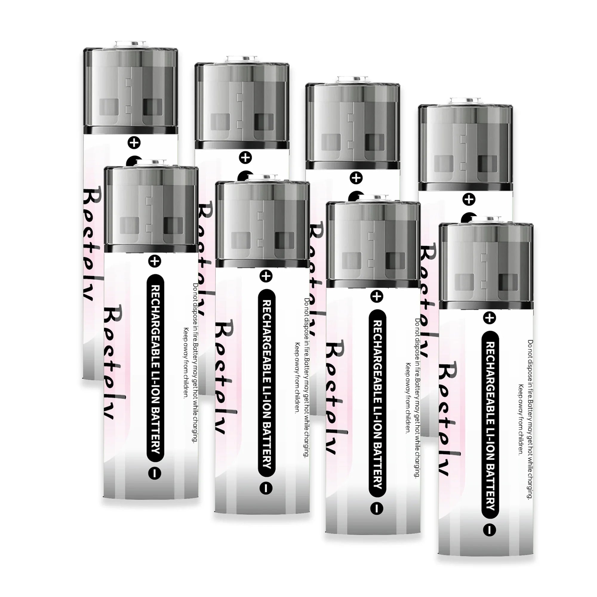 2025 New 1.5v Rechargeable Lithium AA Battery, High capacity 5800mAh USB Li-ion AA Battery,1.5h fast charging and long lasting Oasis Select