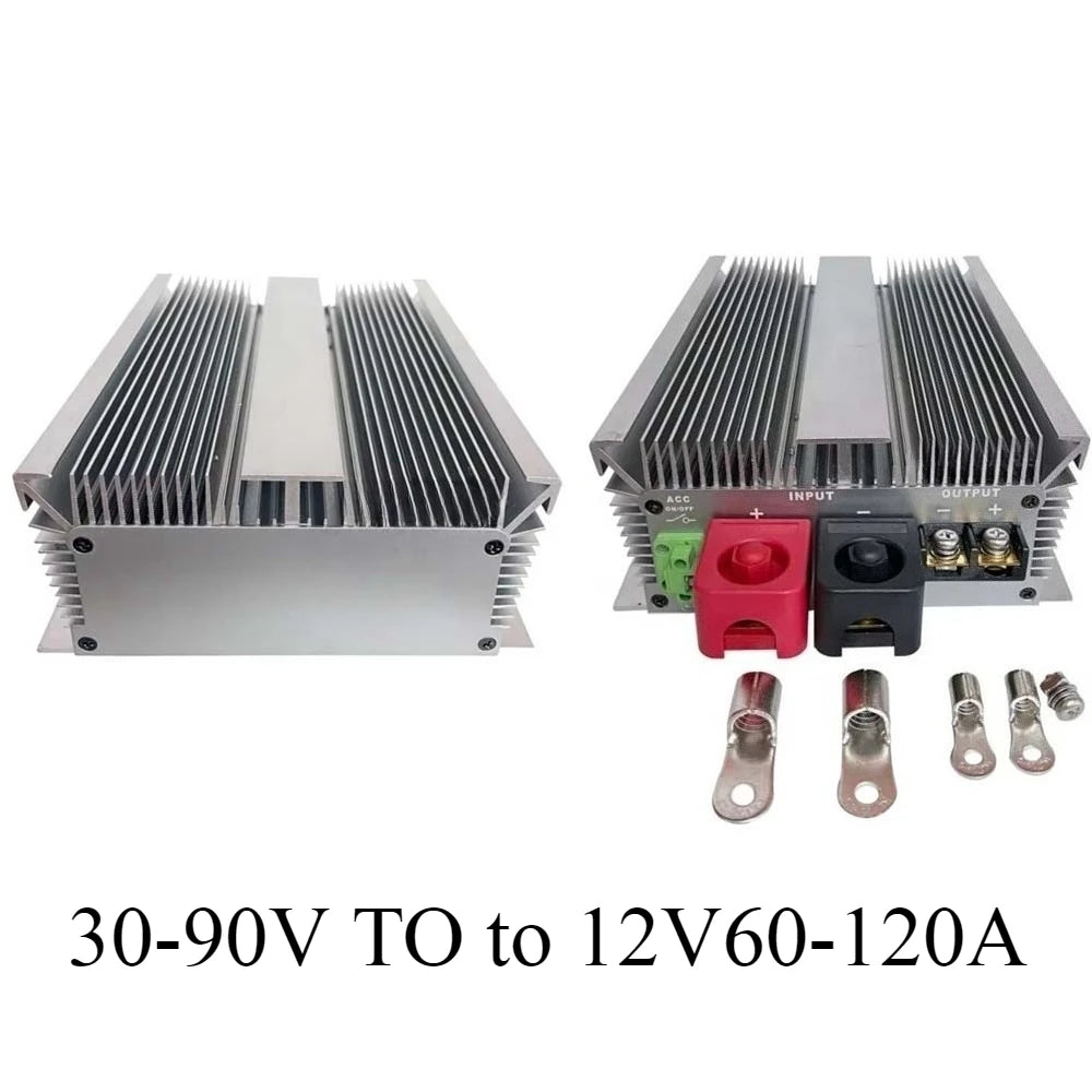 30-90V TO 12V 60-120A Step Down Switching Converter Voltage Regulator 60V to 12V Step Down 48V 60V 72V 80V to 12V For Car Device Oasis Select