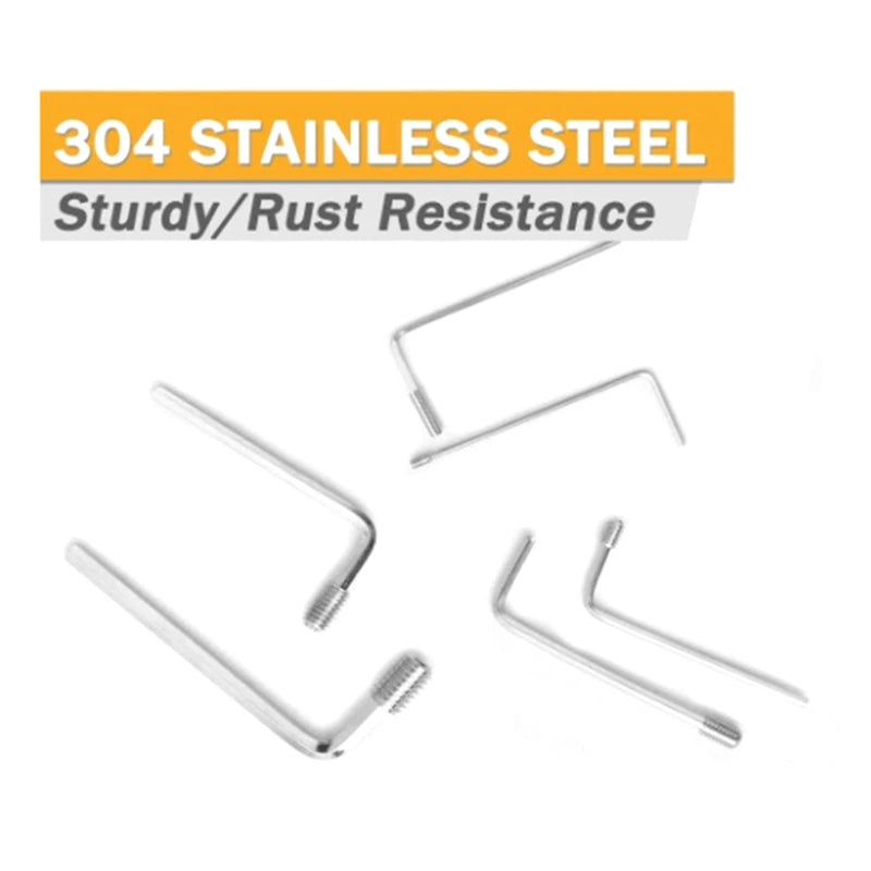 300 Pieces Internal Hex Drive Cup-Point Screws Set 304 Stainless Steel Grub Screw M2.5-M8 Oasis Select