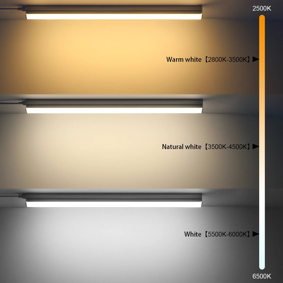 1-6Pcs Aluminum LED Light Bar 50cm 15W T5 Tube 220V Modern Ceiling Light DIY Molding Living Room Dining Hall Decorative Lighting Oasis Select