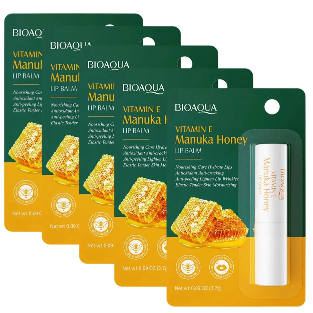BIOAOUA Vitamin E & Honey Lip Balm – Moisturizing Stick