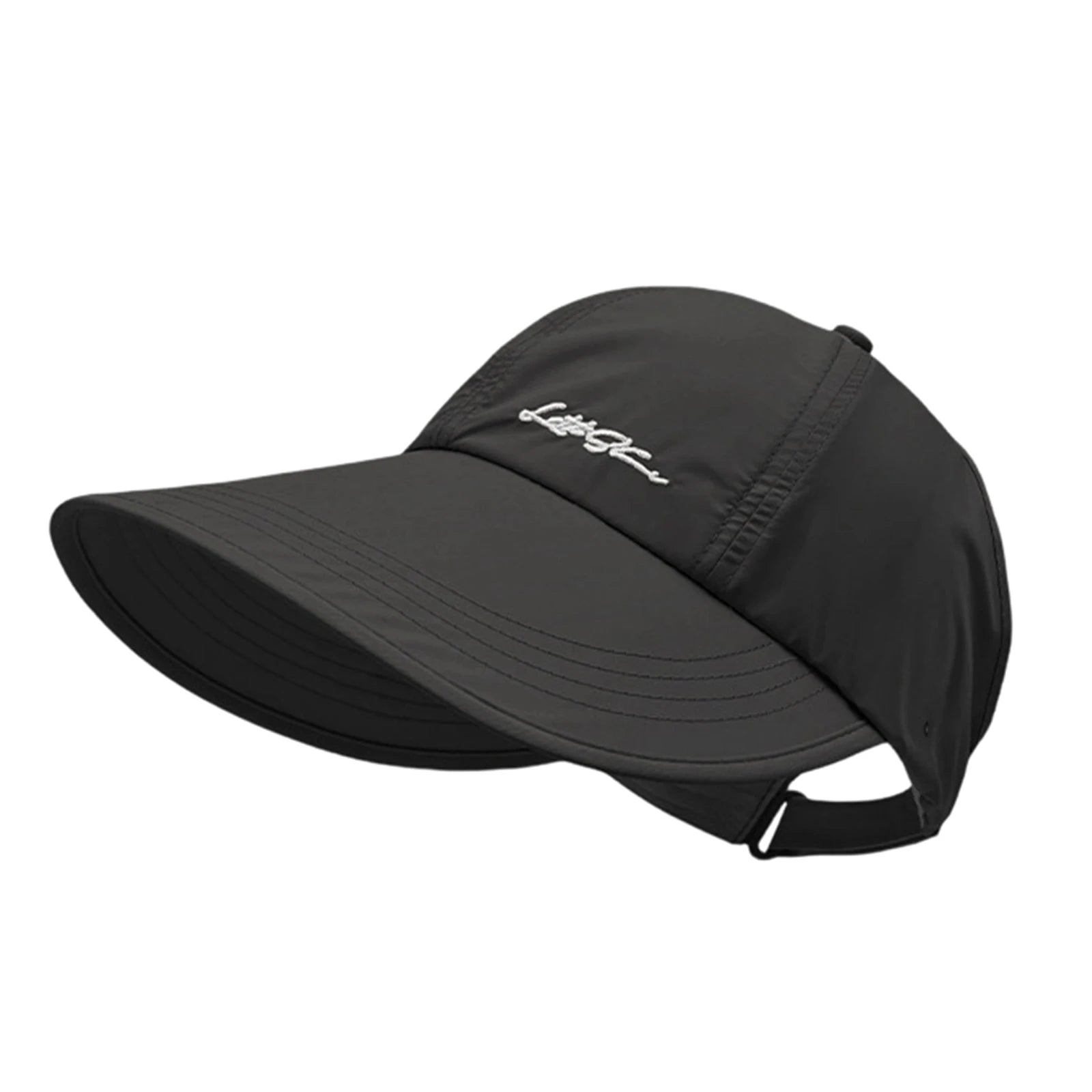 Summer Quick Drying Sun Hat UPF 50 Wide Brim Duckbill Bucket Hat Breathable Foldable Outdoor Sports Beach Fishing Women Hat Oasis Select Black