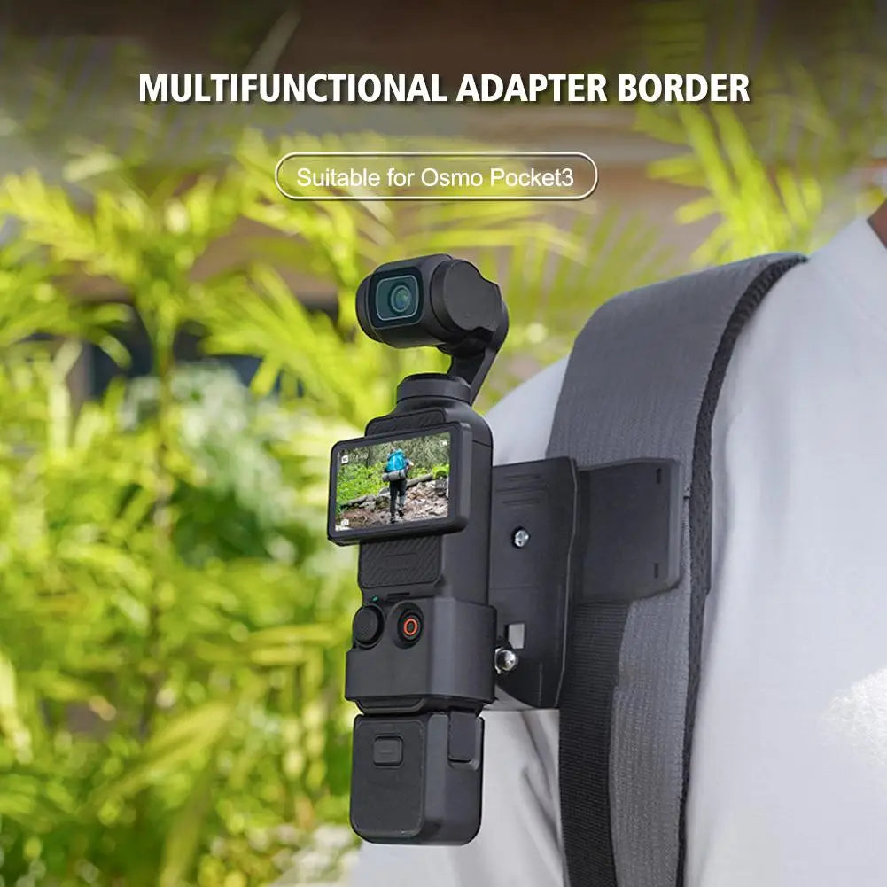DJI Osmo Pocket 3 Adapter Frame & Backpack Clip Mount Kit