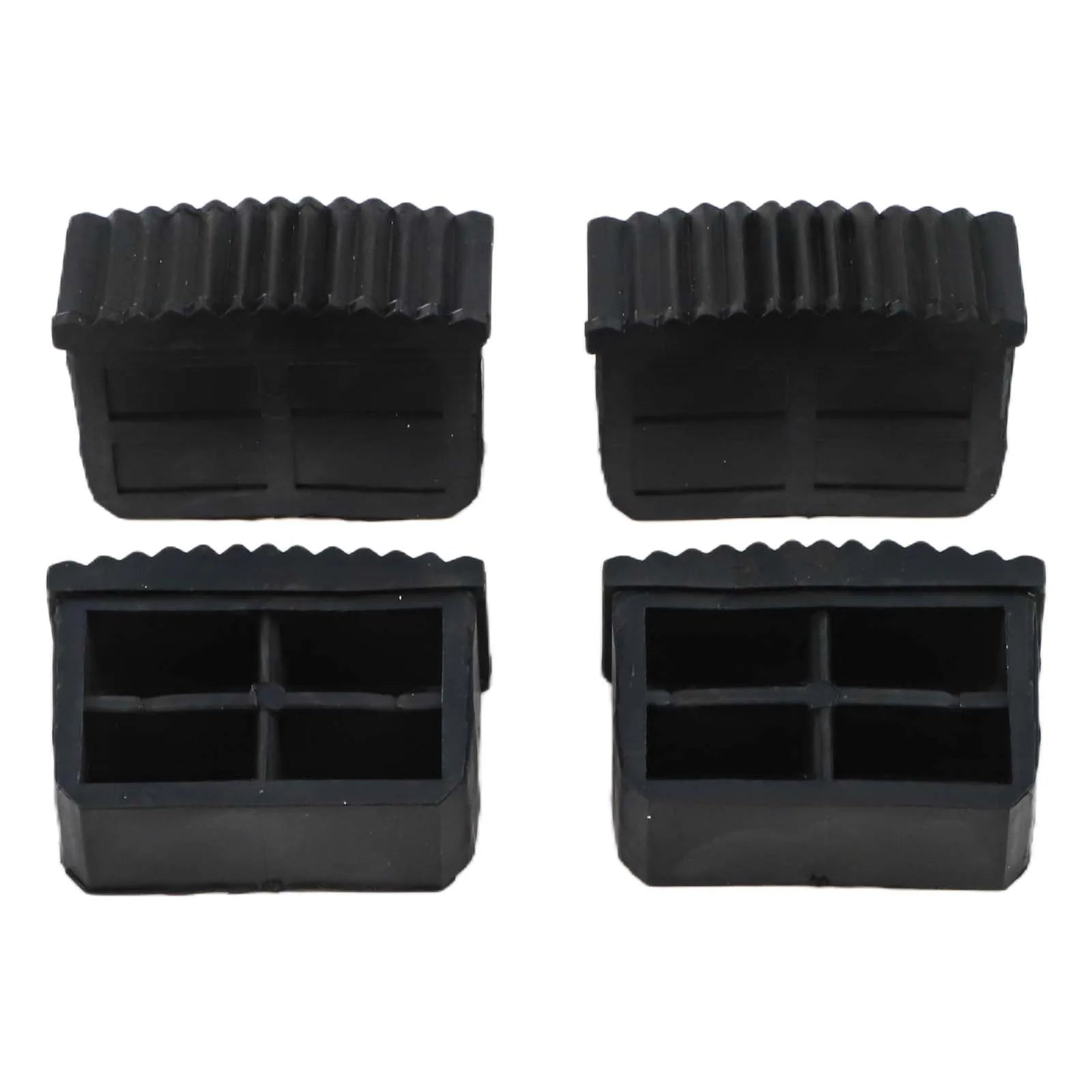 4pcs Ladder Feet Rubber Pad Non-slip Feet Attic Ladder Leg Protector Ladder Feet Covers Stabilizers Accessories Oasis Select
