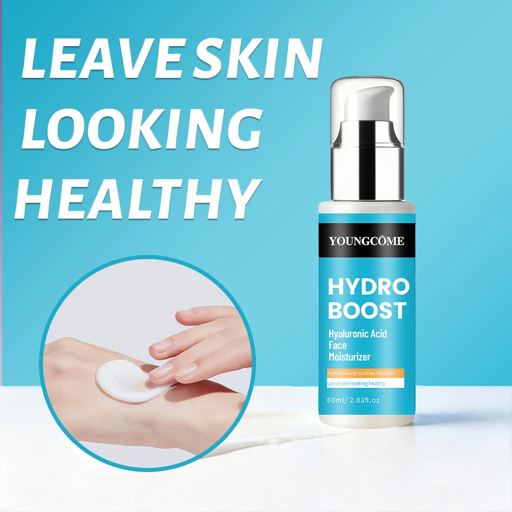 YOUNGCOME Hyaluronic Acid Face Moisturizer – 24H Hydration 60ml