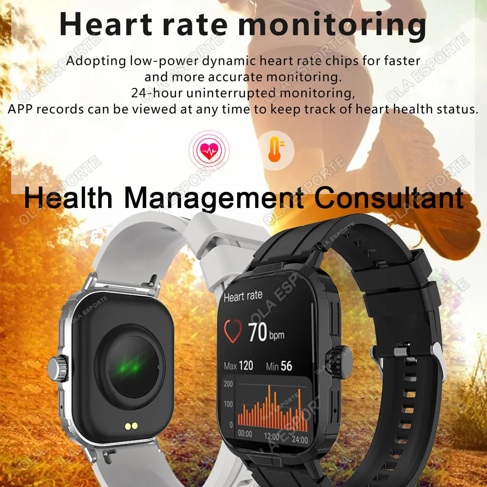 Military GPS Smartwatch IP68 Outdoor Sports Tracker Bluetooth