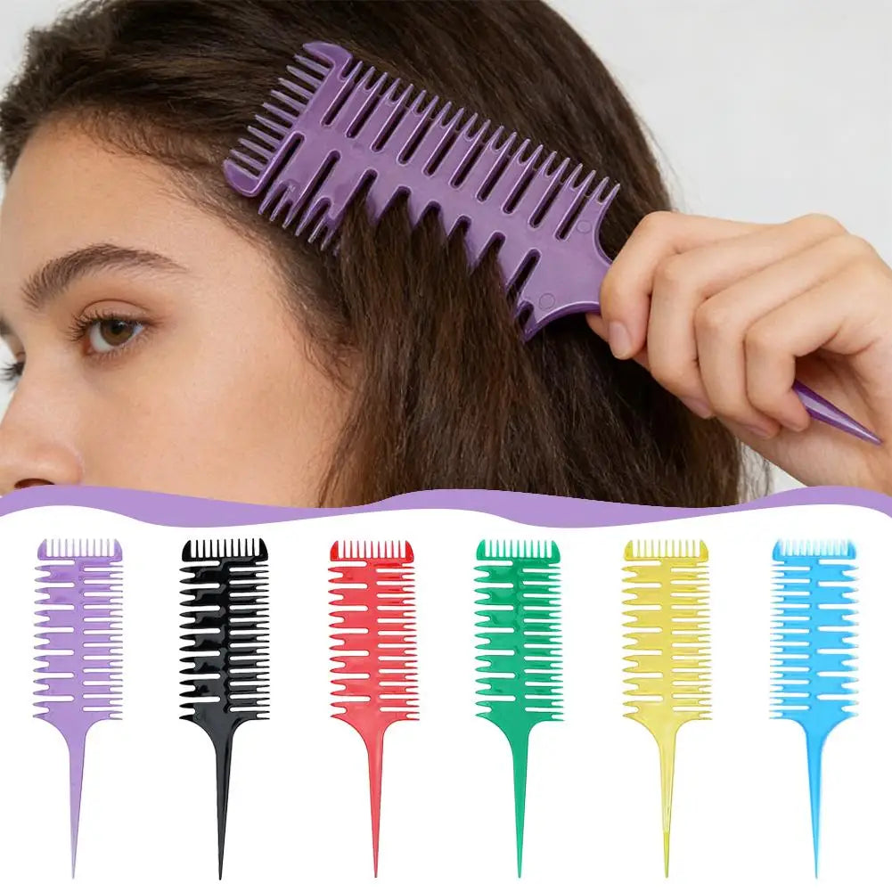 Fishbone Tail Hair Highlighting & Sectioning Comb | Salon Use Hair Highlighting Comb Oasis Select