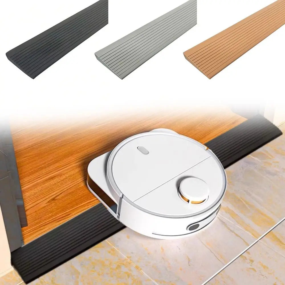 Self-Adhesive Ramp Mat 90x5cm Non-Slip Floor Transition Strip Multi-Purpose Easy Install Door Threshold Ramp Home Oasis Select