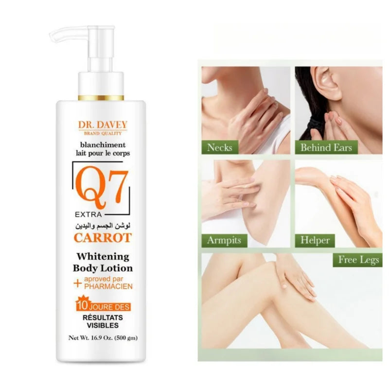 DR.DAVEY Carrot Body Lotion 500ml – Deep Moisture Unisex