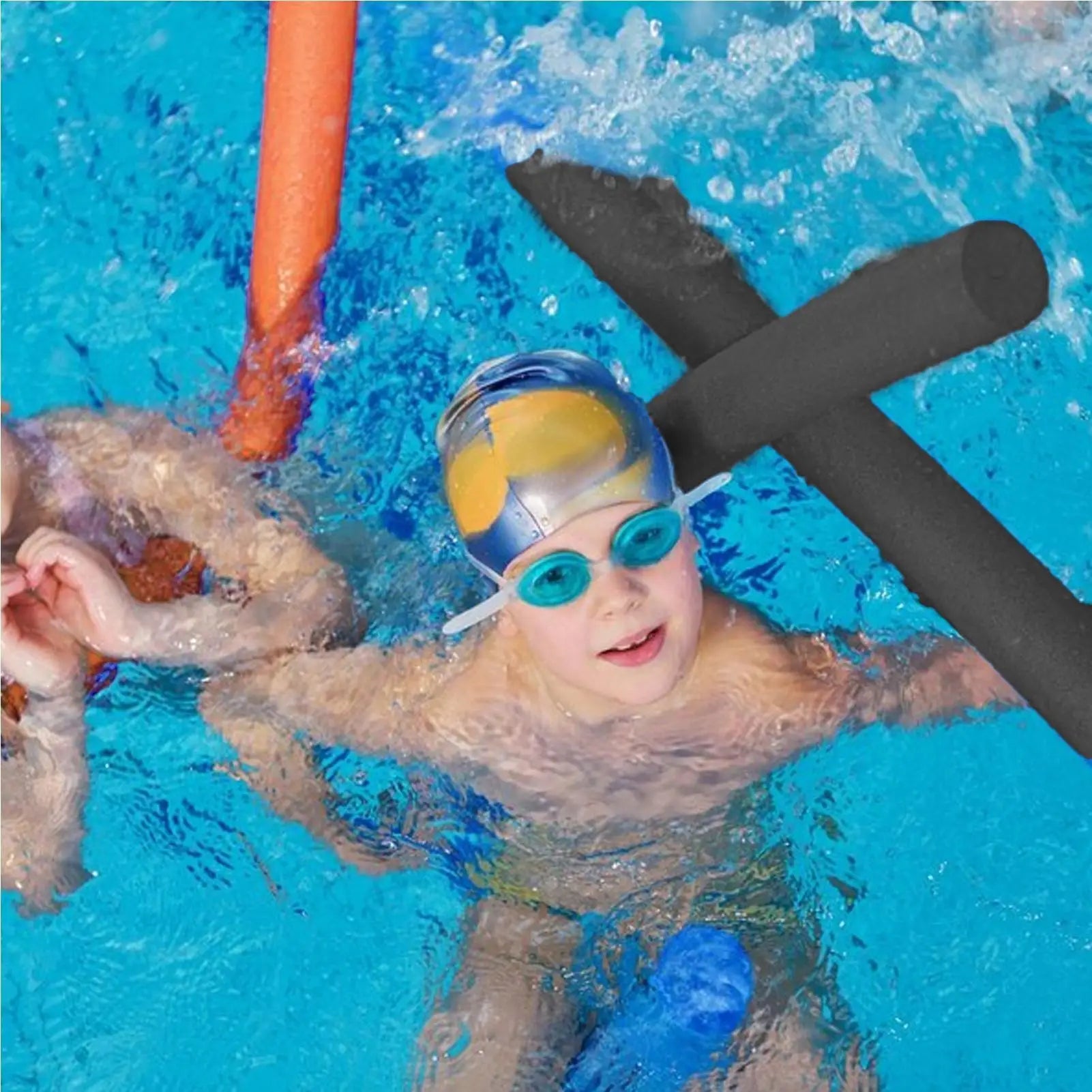 Pool Noodle Floating Swimming Noodle Training Device Exercise Aid Water Sports Accessories for Kids Adults Play Craft Oasis Select