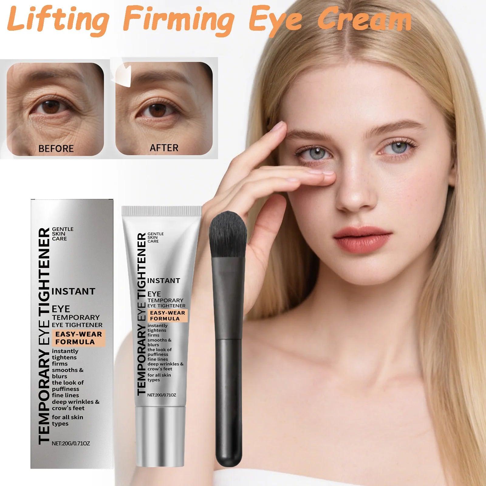 Instant Firm Eye Tightener Cream Lightens Fine Lines Dark Circles Reduces Puffiness Eye Cream Lifting Nourishing Eye Care Cream Oasis Select