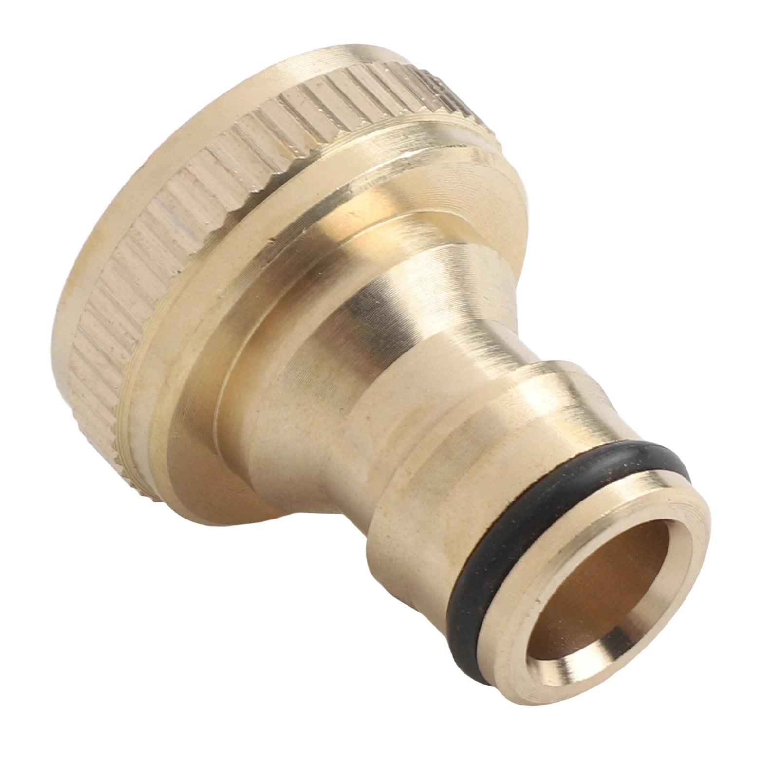3/4" Brass Quick Connector Garden Hose Faucet Adapter