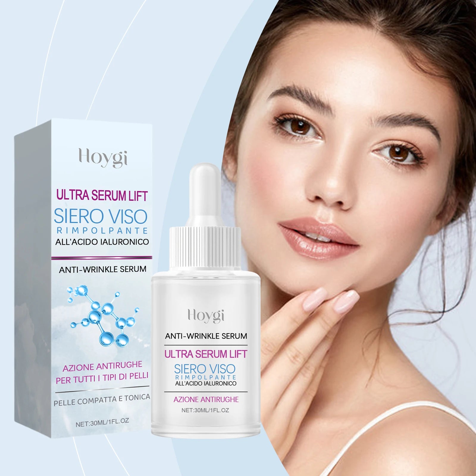Hyaluronic Acid Firming Essence, Deep Hydrating & Moisturizing, Nourishing Facial Skin, Daily Skincare Serum Oasis Select