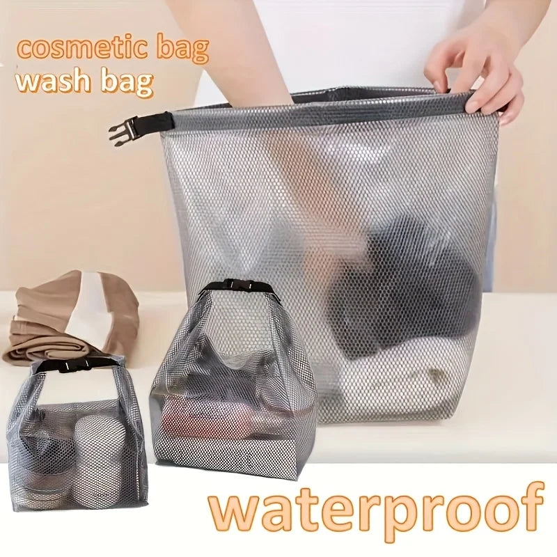 Large Capacity Waterproof Storage Bag for Fitness Clothing Swimming and Toiletries Stylish Drawstring Pouch for Men and Women Oasis Select