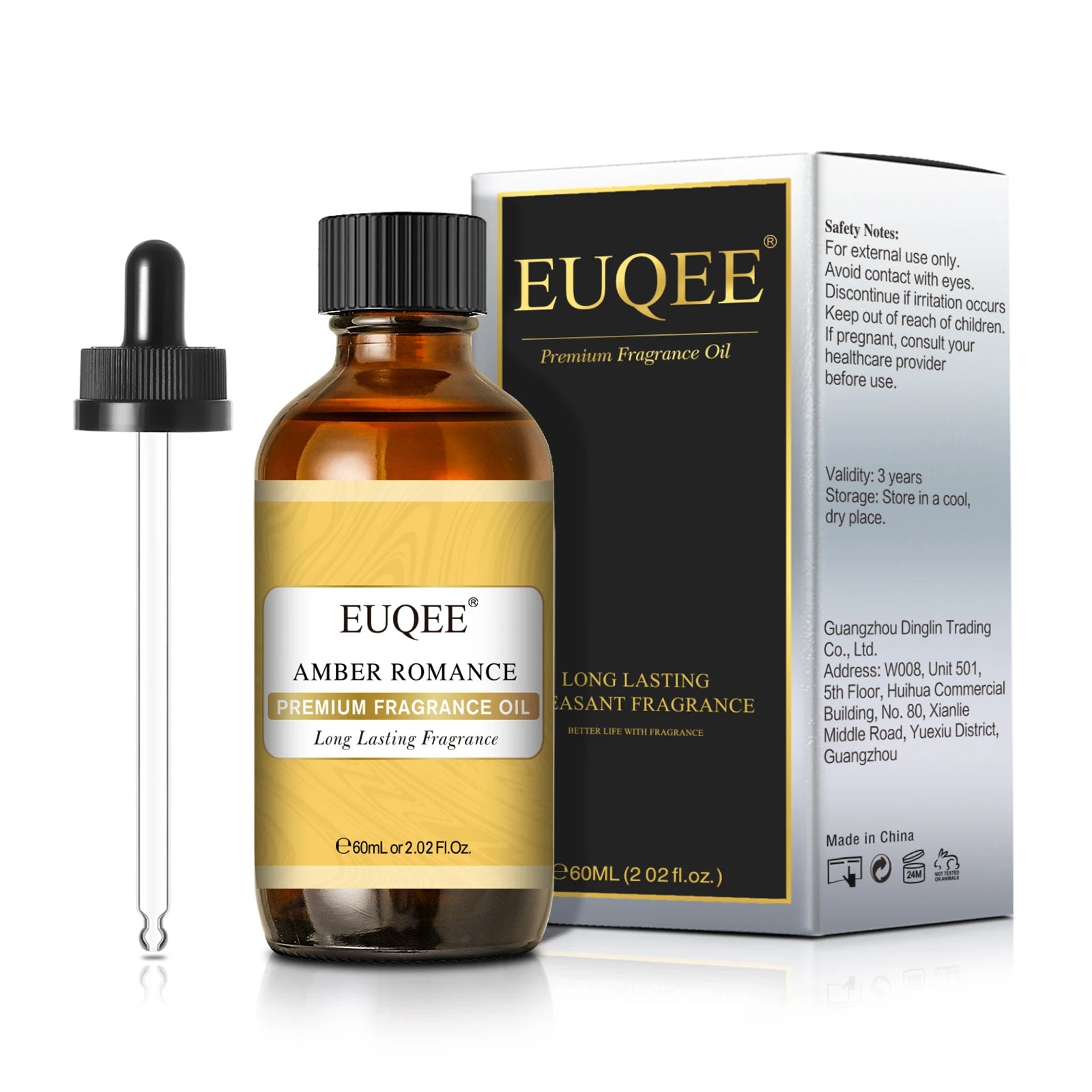 EUQEE 60ml Men's Fragrance Oil – Reed & Car Diffuser Oil