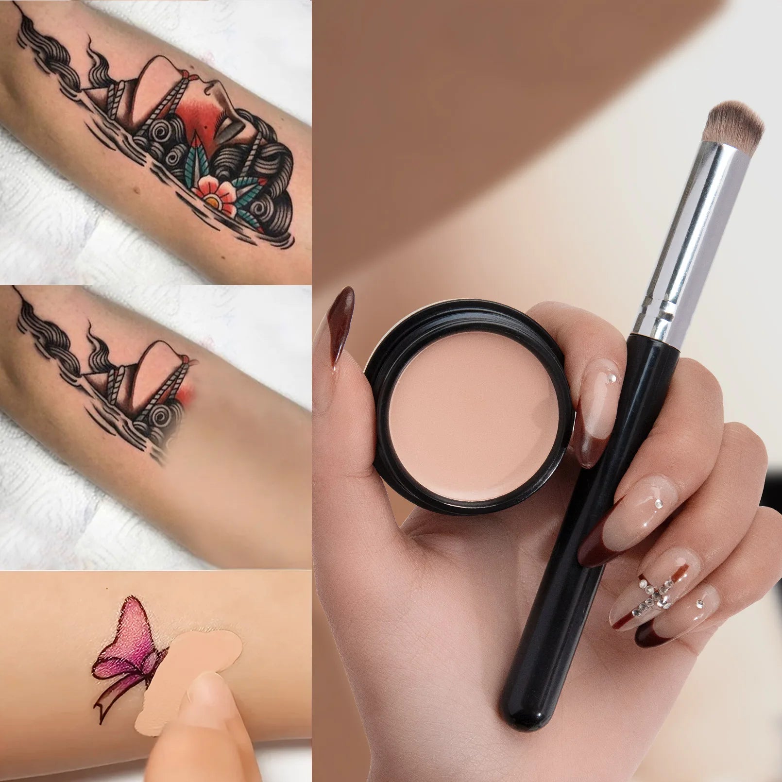 QIC Hydrating Eye Concealer & Contour Cream | Full Coverage