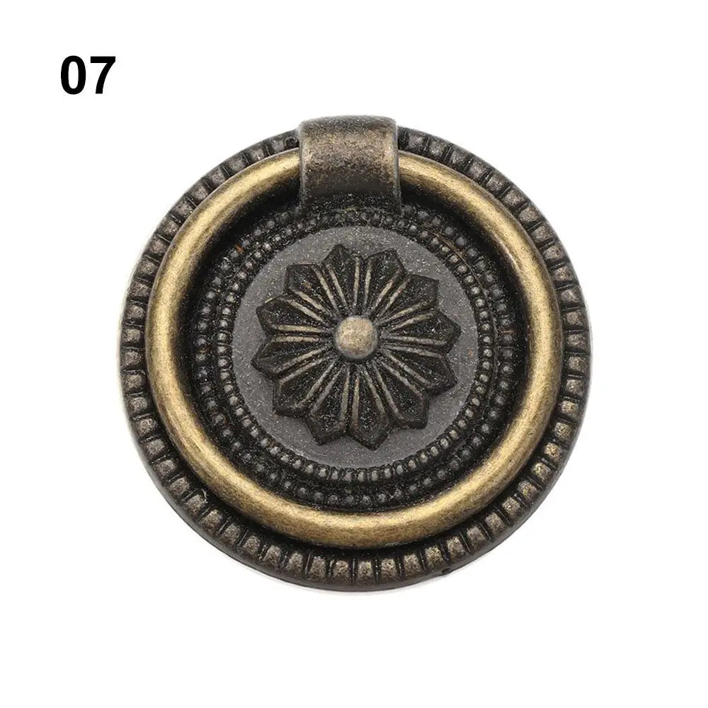Antique Bronze Cupboard Wardrobe Dresser Furniture Handle Kitchen Cabinet Drawer Knobs Wooden Box Jewelry Box Knob Hardware Oasis Select 7