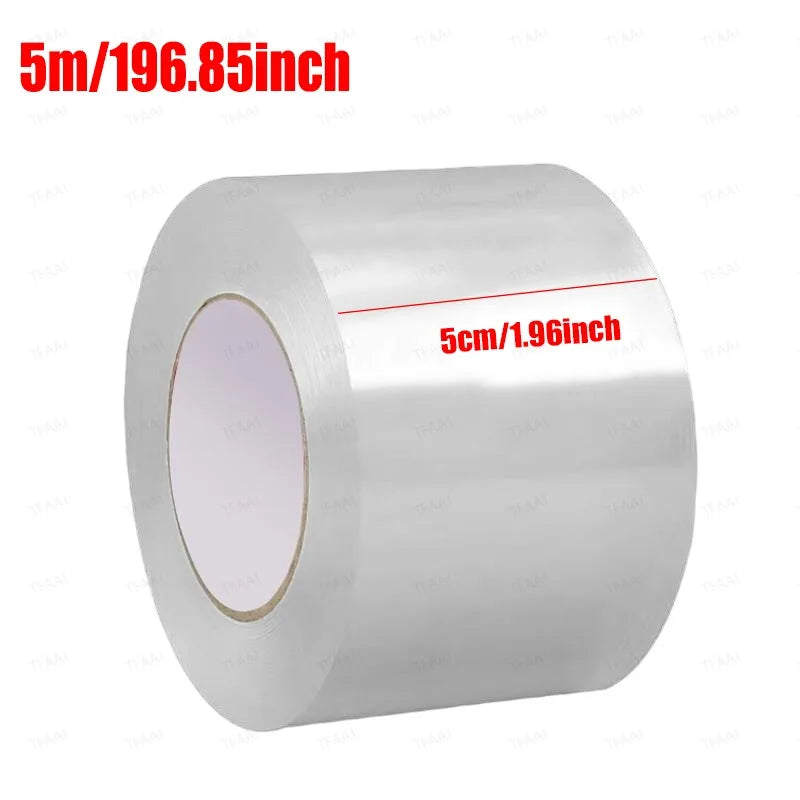 5m/10m Single-sided Self-adhesive Nano Tape, Waterproof and Oil-proof, Kitchen and Bathroom Sink Sealing Strip, Transparent Oasis Select 5cmX5m