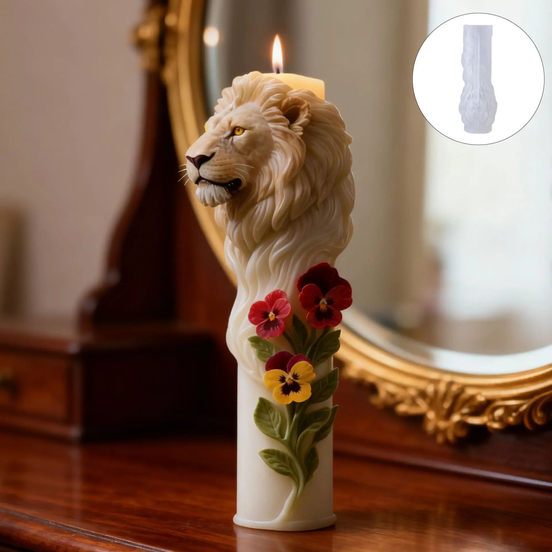 Gothic Cobra Candle Silicone Mold DIY Aromatherapy Plaster Drip Resin Mold Home Decor Oasis Select