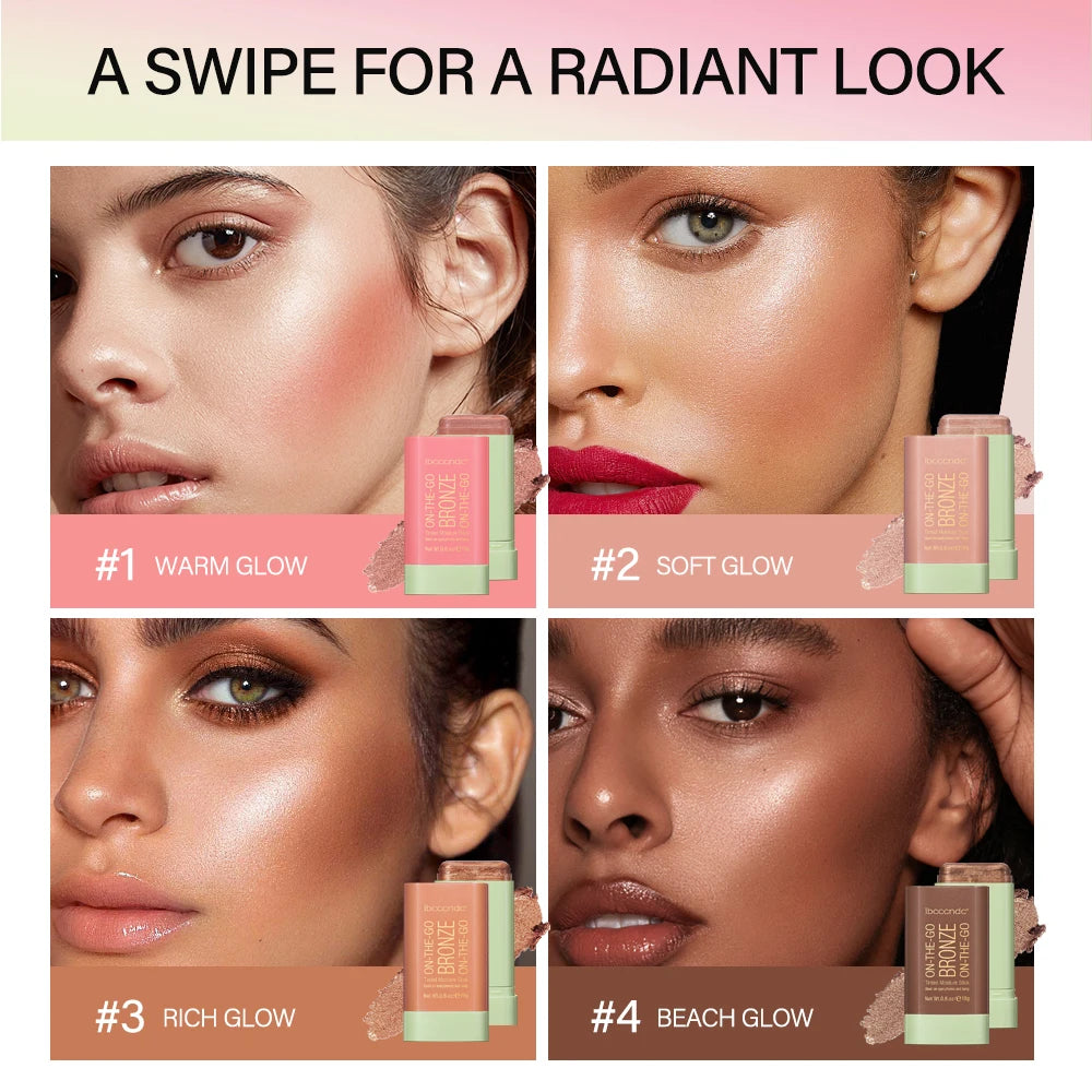 ibcccndc Glow Contour Stick – Highlighter, Bronzer & Concealer