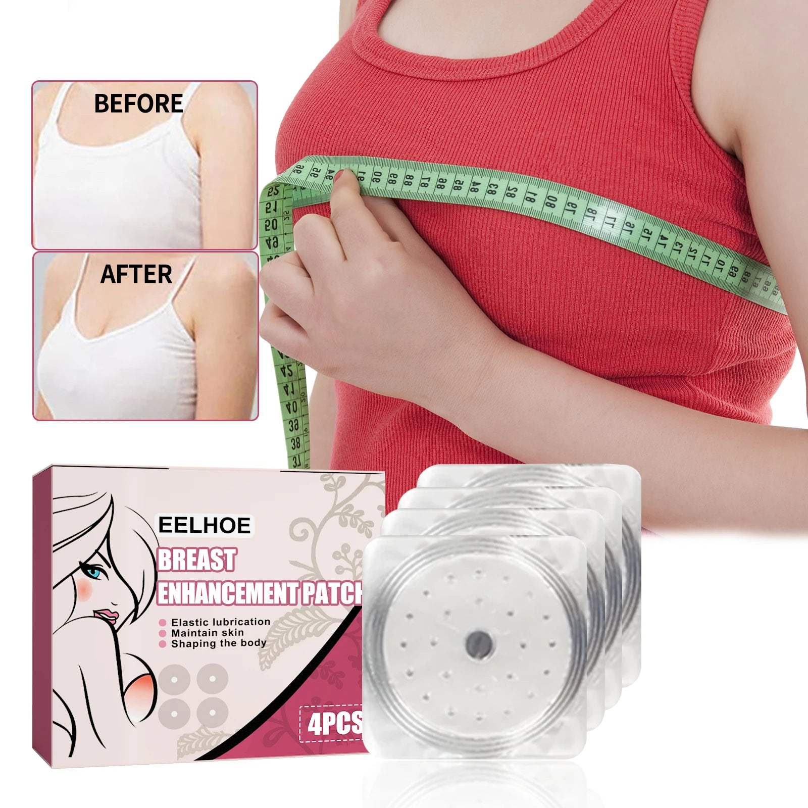 Eelhoe Breast Enhancement Patch – Lift, Firm & Fuller Look