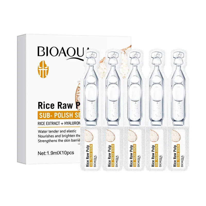 Rice Pulp & Hyaluronic Acid Face Serum – Anti-Wrinkle Moisturizer Facial Serum Oasis Select 1 box