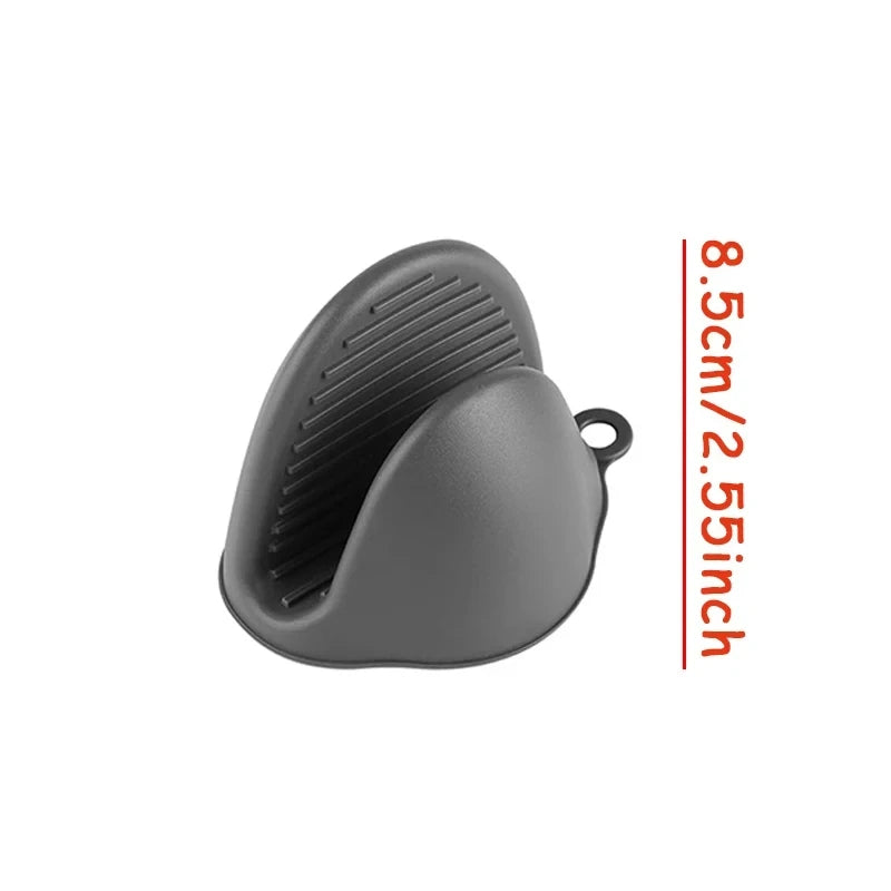 2pcs Oven Mitts Silicone Heat Resistant Pinch Mitts Anti Scalding Non Slip Gloves Clips Pot Holder Cooking Baking Oven Mitts Oasis Select
