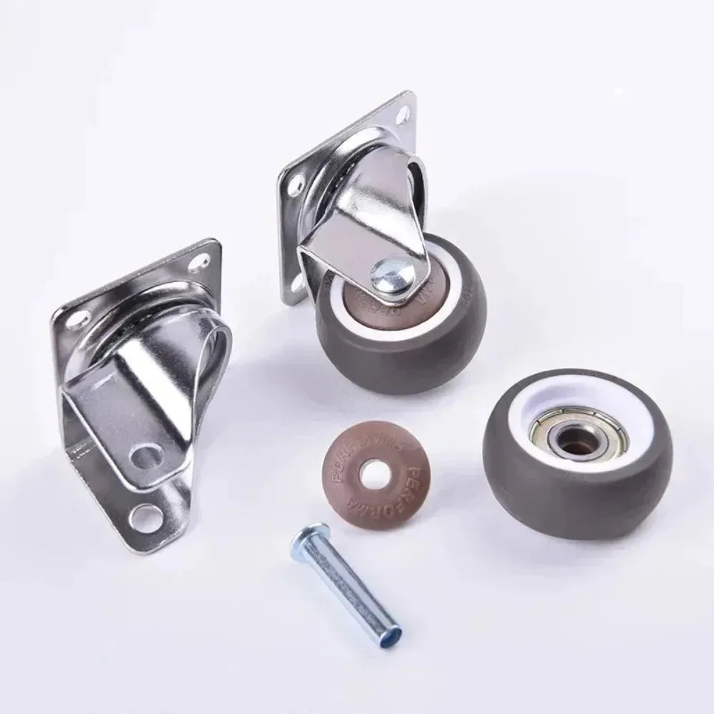 Caster Wheels 2 Inch, Heavy Duty Furniture Casters Set of 4,Rubber Castors No Noise,Designed for Desk,TV Stand,Coffee Table Oasis Select