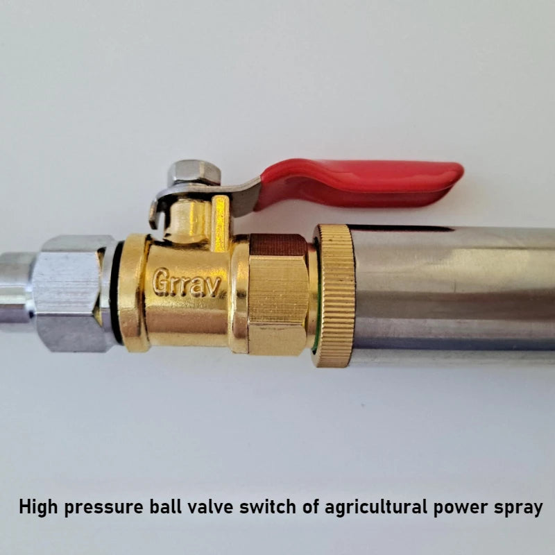 All Copper Valve Agricultural Pesticide Sprayer Ball Valve Switch High-pressure Plunger Pump Power Spray Accessories Oasis Select