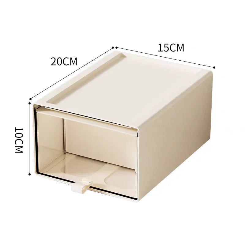 Storage Box with Drawers – Desk Organizer & Collectible Display