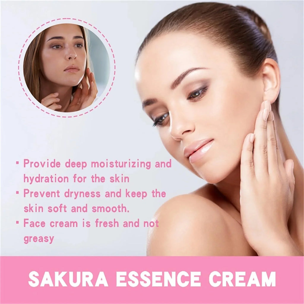 Sakura Tone Up Cream with Hyaluronic Acid | Brightening Face Moisturizer Cream Oasis Select