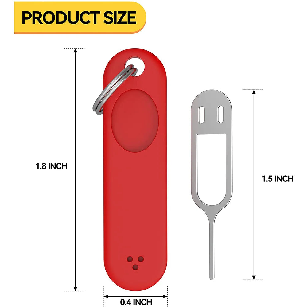 LIKE WISH 6Pcs SIM Card Removal Tool-Sim Card Tray Pin Eject Removal Tool Needle Opener Ejector,With Removable Key Chain Oasis Select