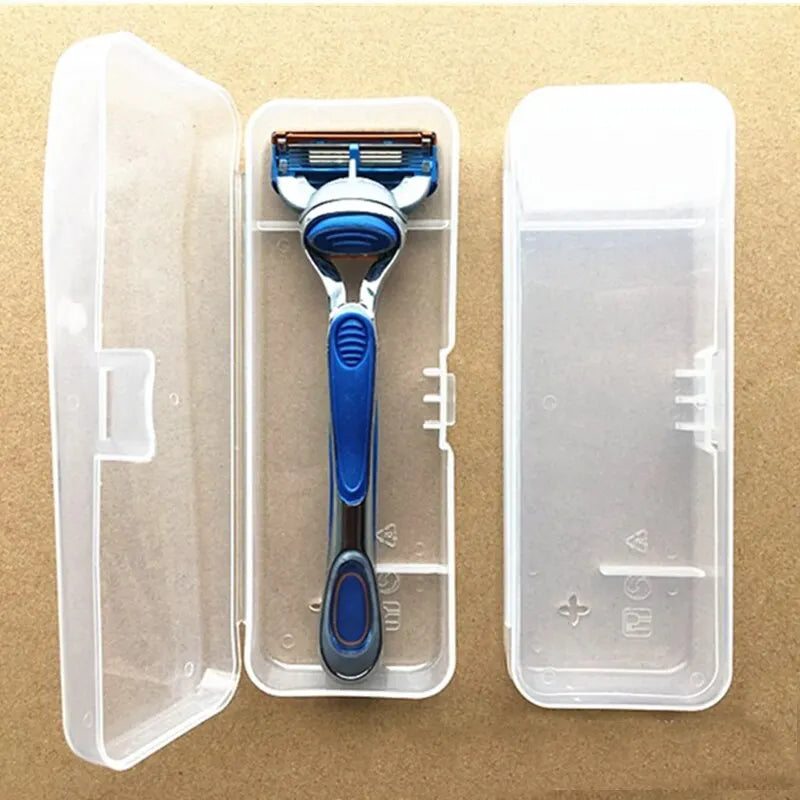 Stylish and Durable Shaving Storage Box for Men's Razors, Easy to Carry and Keep Clean and Keeps Your Shaver Well-Organized Oasis Select