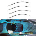 4PCS Kayak Deck Rigging Bungee Elastic Shock Cord With Stainless Steel Head End Kaying Paddle Geer Keeper Elastic Accessories Oasis Select Default Title