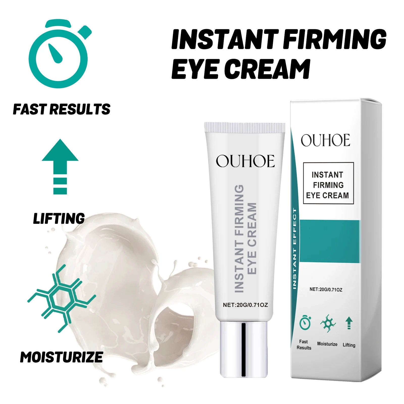 Wrinkle Firming Eye Cream Moisturizing Treatment Around the Eye Area to Reduce the Appearance of Fine Lines and Dark Circles Oasis Select