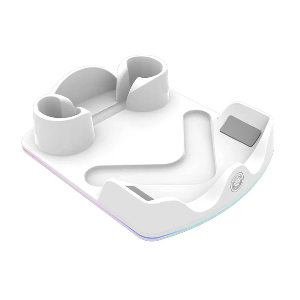 Meta Quest 3S Charging Dock with RGB Light & Controller Mount VR Charging Dock Oasis Select