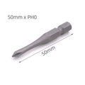 50mm Hex Screwdriver Bits Set – PH1 PH2 PH3 & Slotted SL3–SL6 Screwdriver Bit Set Oasis Select PH0