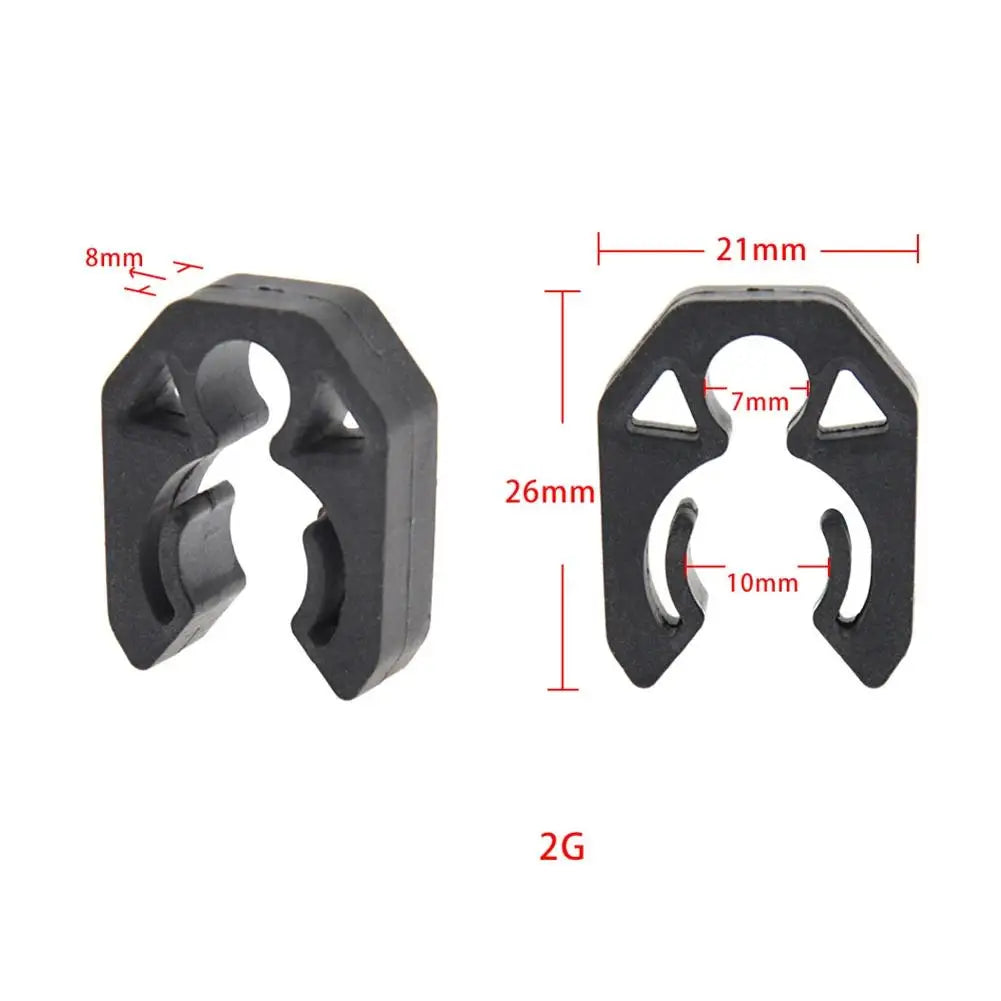 Diving Quick Release Pipe Clip Buckle Hose Holder Clip BCD Hose Second Stage Fixed Hook Pressure Gage Hanging Parts Hose Clip Oasis Select
