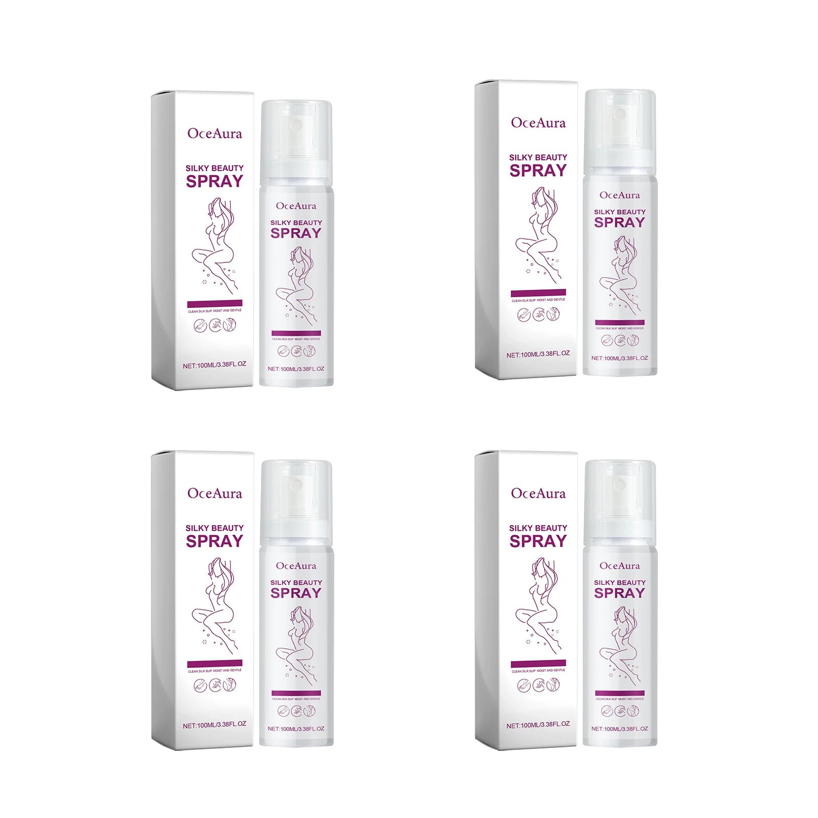 OceAura Painless Hair Removal Spray – Depilatory Mousse Cream Depilatory Mousse Spray Oasis Select 400ml boxed